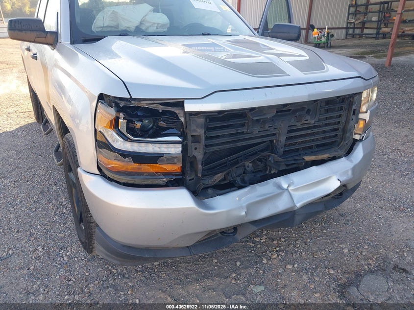 2018 CHEVROLET SILVERADO 1500 CUSTOM - 1GCRCPEC8JZ117591