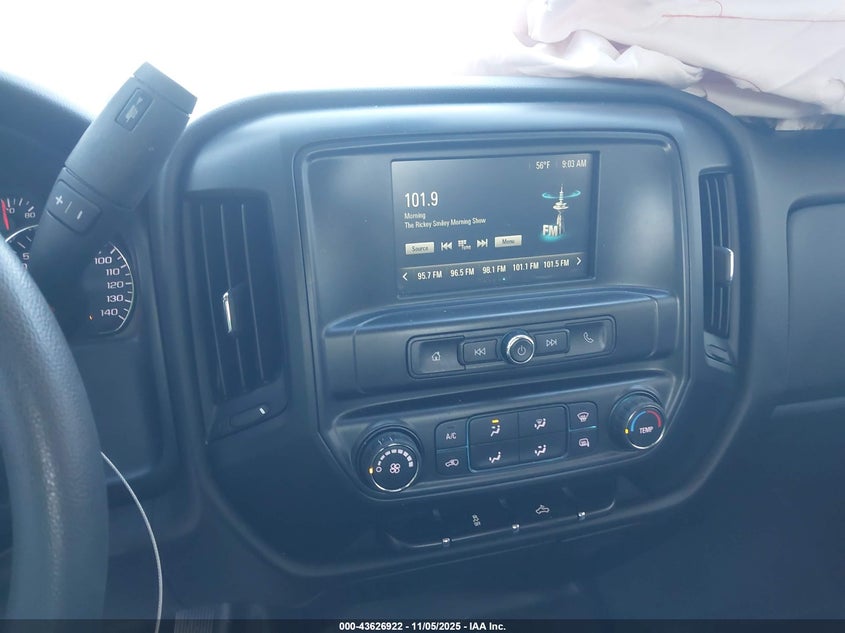 2018 CHEVROLET SILVERADO 1500 CUSTOM - 1GCRCPEC8JZ117591