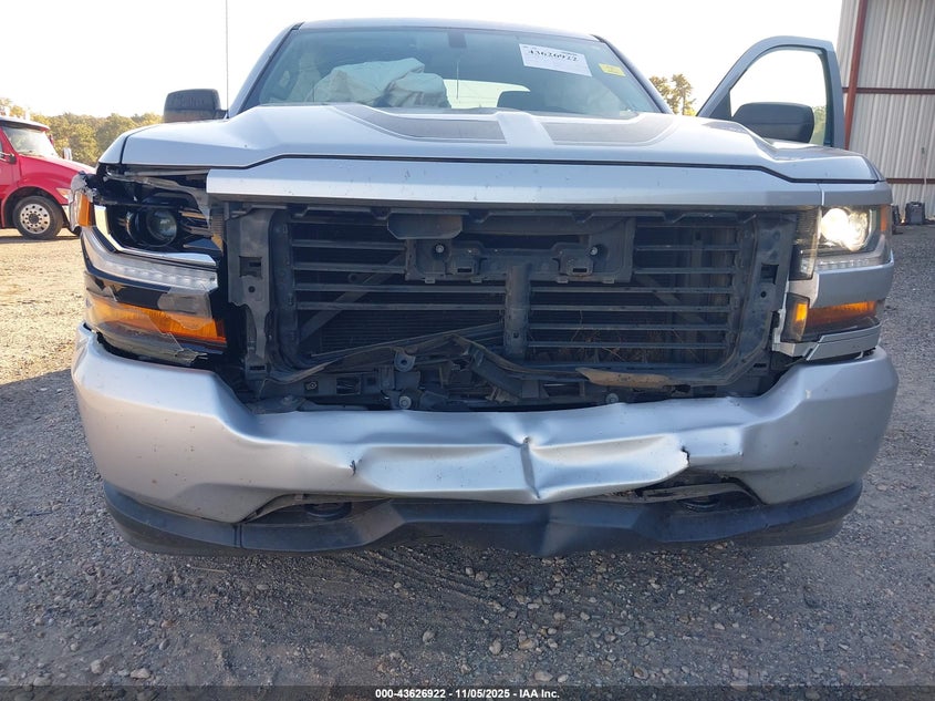 2018 CHEVROLET SILVERADO 1500 CUSTOM - 1GCRCPEC8JZ117591