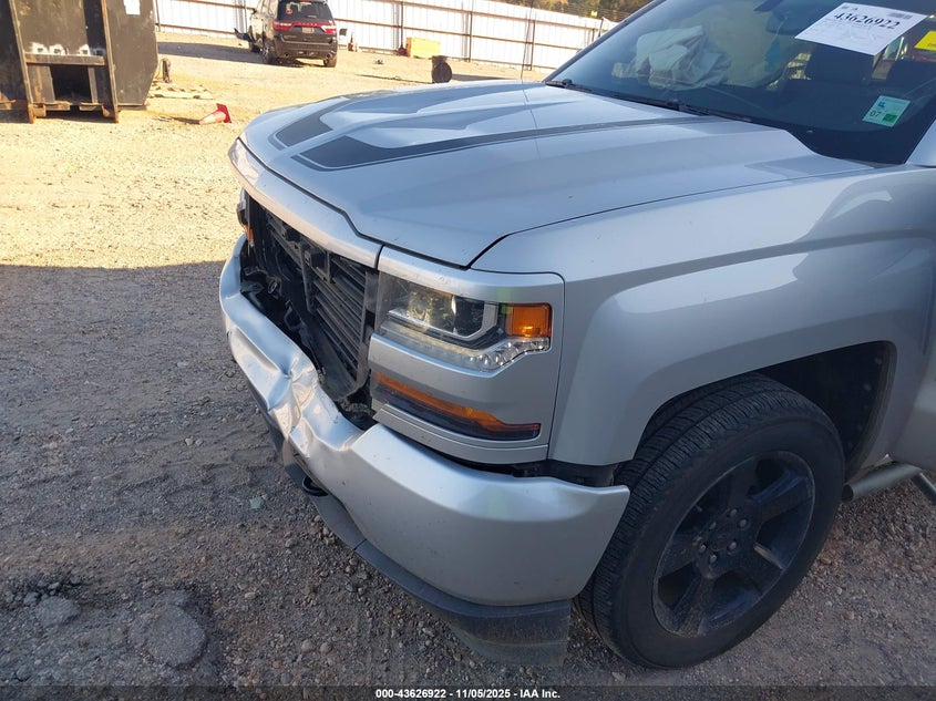 2018 CHEVROLET SILVERADO 1500 CUSTOM - 1GCRCPEC8JZ117591