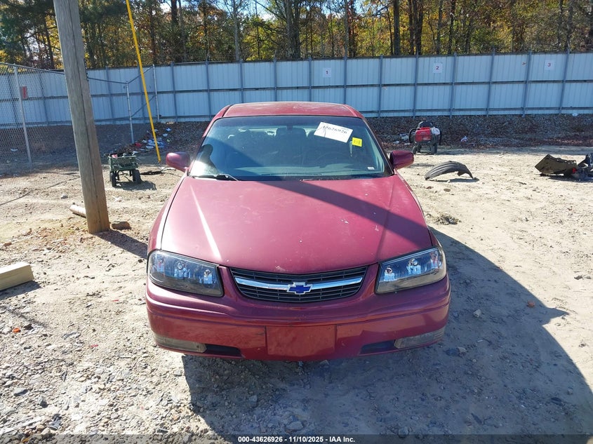 2005 Chevrolet Impala Ls VIN: 2G1WH52K359325519 Lot: 43626926