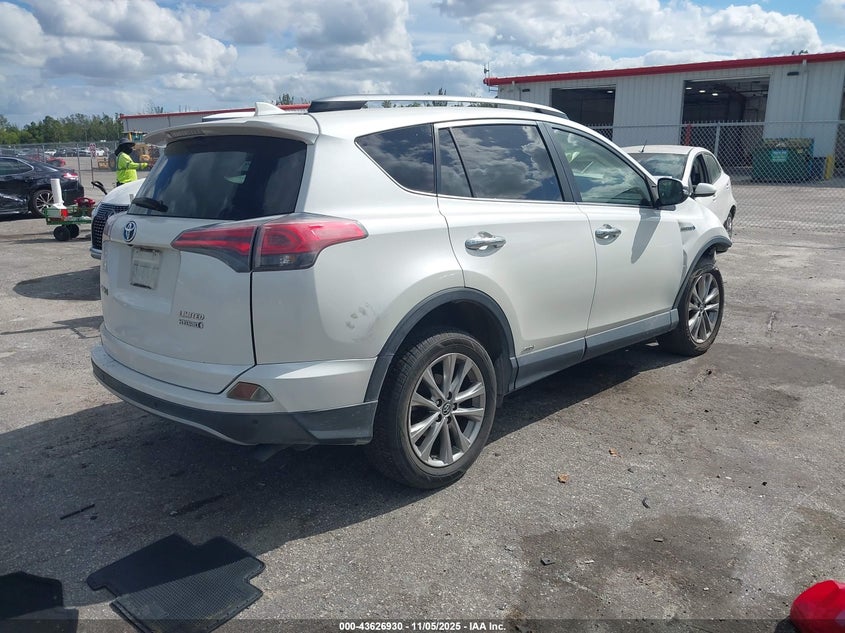 2017 Toyota Rav4 Hybrid Limited VIN: JTMDJREV2HD079313 Lot: 43626930