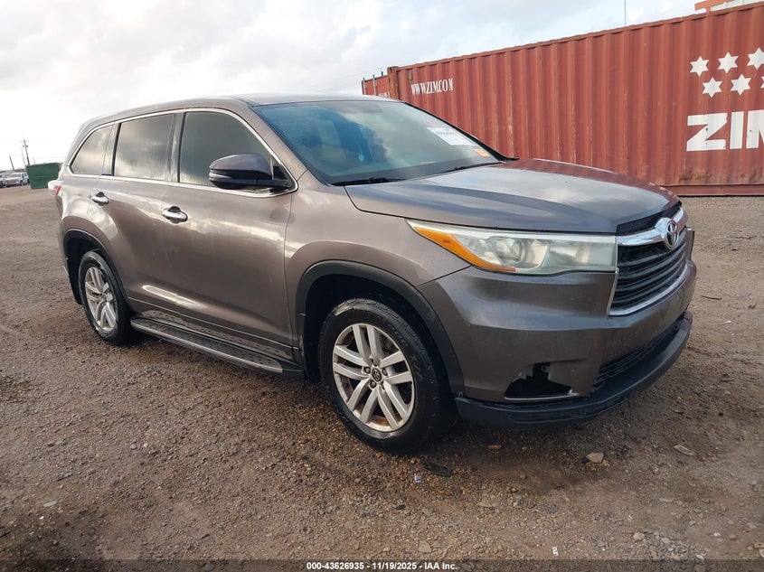 TOYOTA HIGHLANDER LE