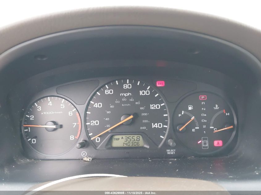 2000 Honda Accord 2.3 Ex VIN: JHMCG5656YC001218 Lot: 43626986