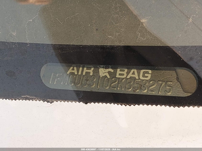 2002 Ford Escape Xlt VIN: 1FMCU03102KB53275 Lot: 43626997