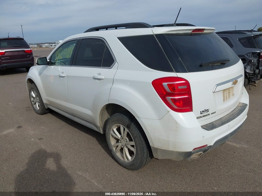 2017 CHEVROLET EQUINOX LT 2GNFLFE36H6265636