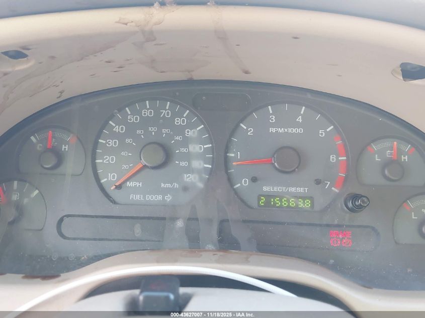 2003 Ford Mustang VIN: 1FAFP40443F336838 Lot: 43627007