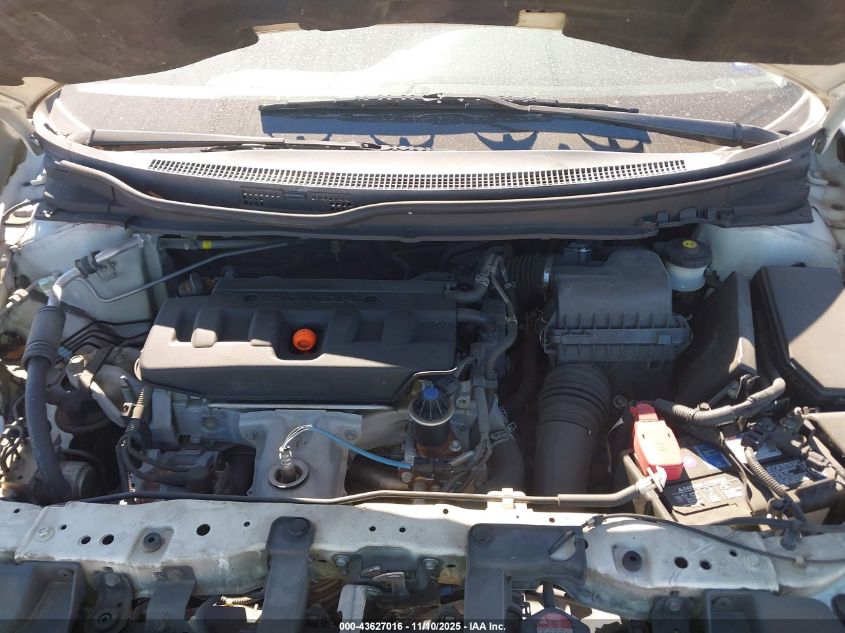 2012 Honda Civic Lx VIN: 2HGFB2F50CH587000 Lot: 43627016