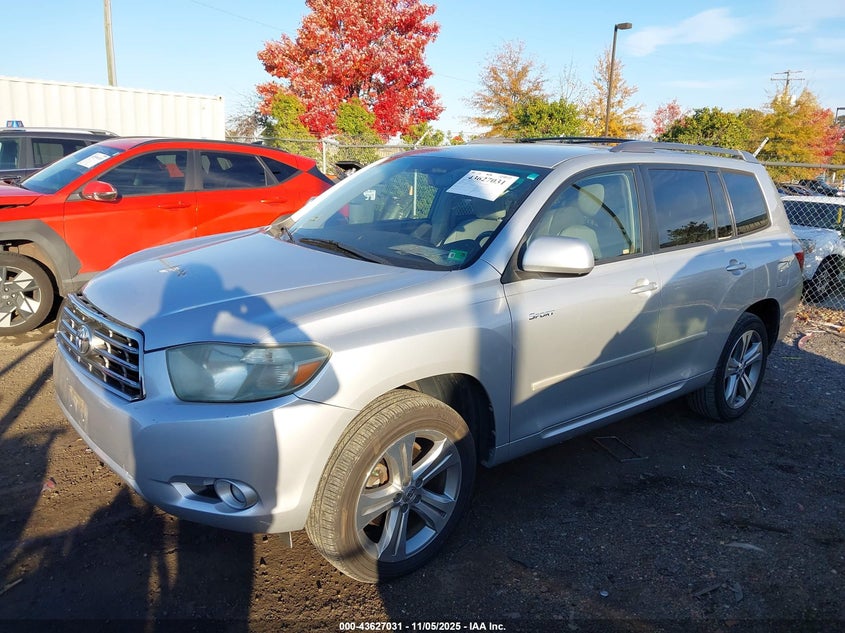 2008 Toyota Highlander Sport VIN: JTEDS43A782010544 Lot: 43627031