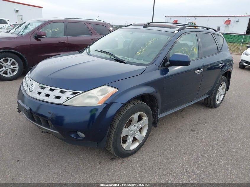 JN8AZ08W05W414701 2005 NISSAN MURANO photo no. 2