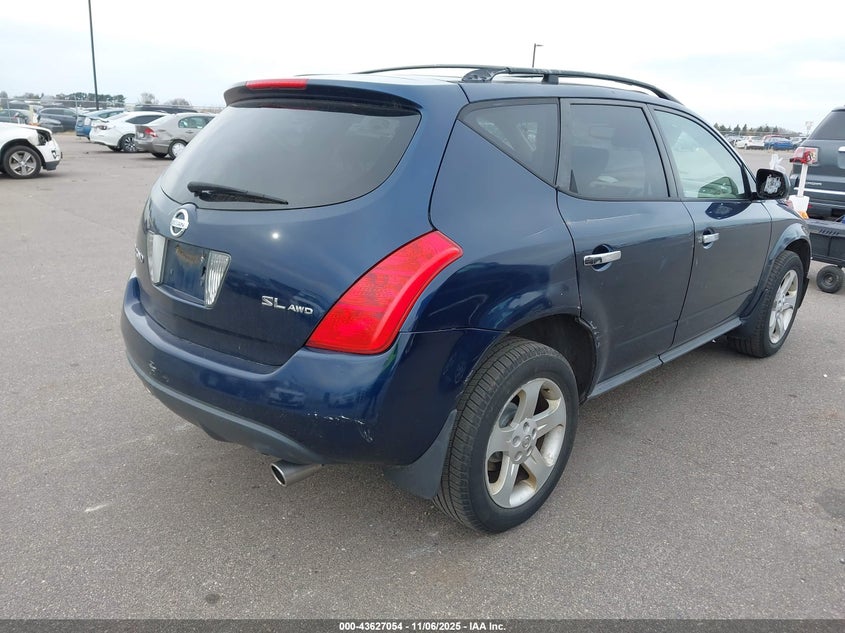 JN8AZ08W05W414701 2005 NISSAN MURANO photo no. 4