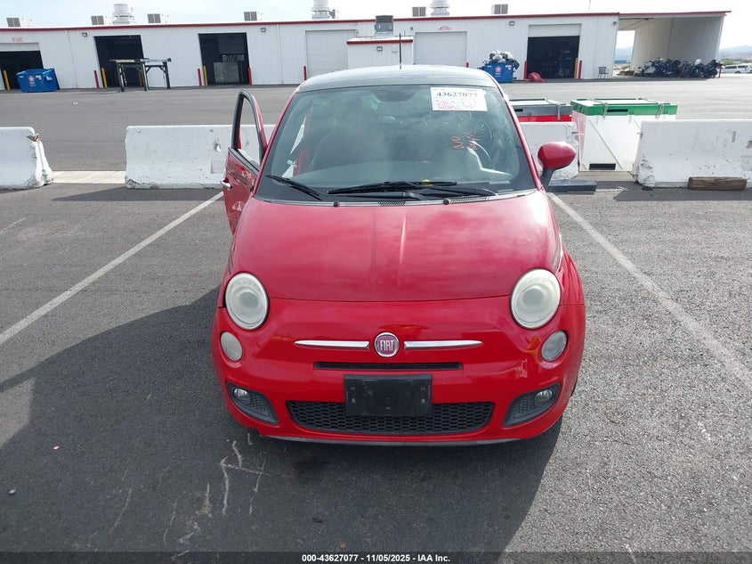 2012 Fiat 500 Sport VIN: 3C3CFFBR7CT352613 Lot: 43627077