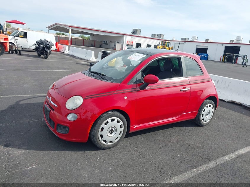 2012 Fiat 500 Sport VIN: 3C3CFFBR7CT352613 Lot: 43627077
