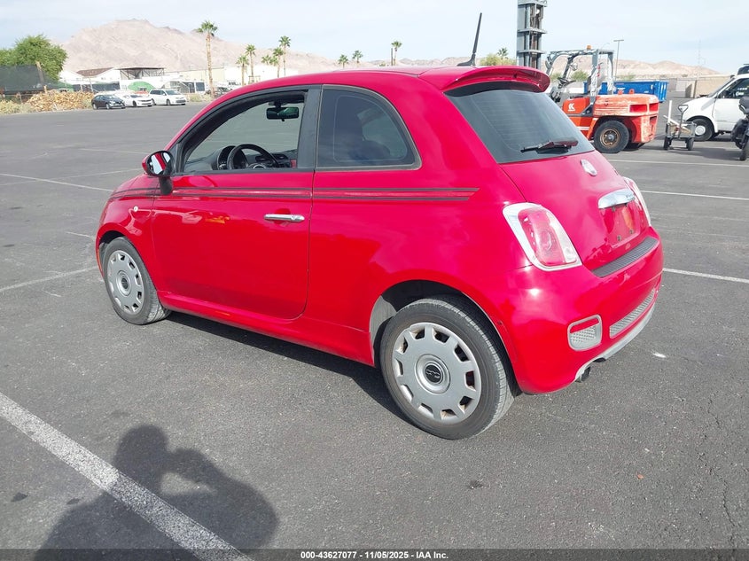 3C3CFFBR7CT352613 2012 FIAT 500 photo no. 3