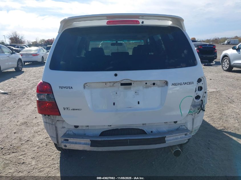 2006 Toyota Highlander Sport V6 VIN: JTEEP21A060174952 Lot: 43627082