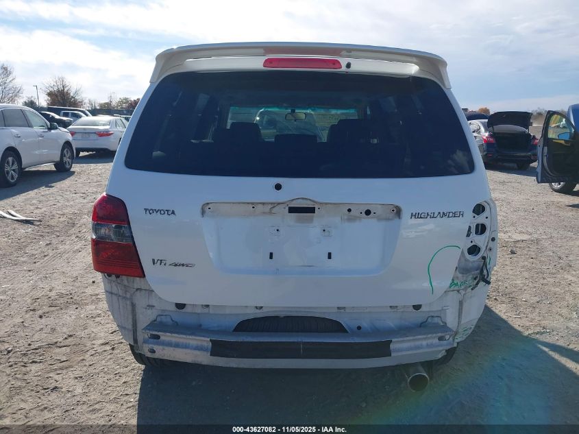 2006 Toyota Highlander Sport V6 VIN: JTEEP21A060174952 Lot: 43627082