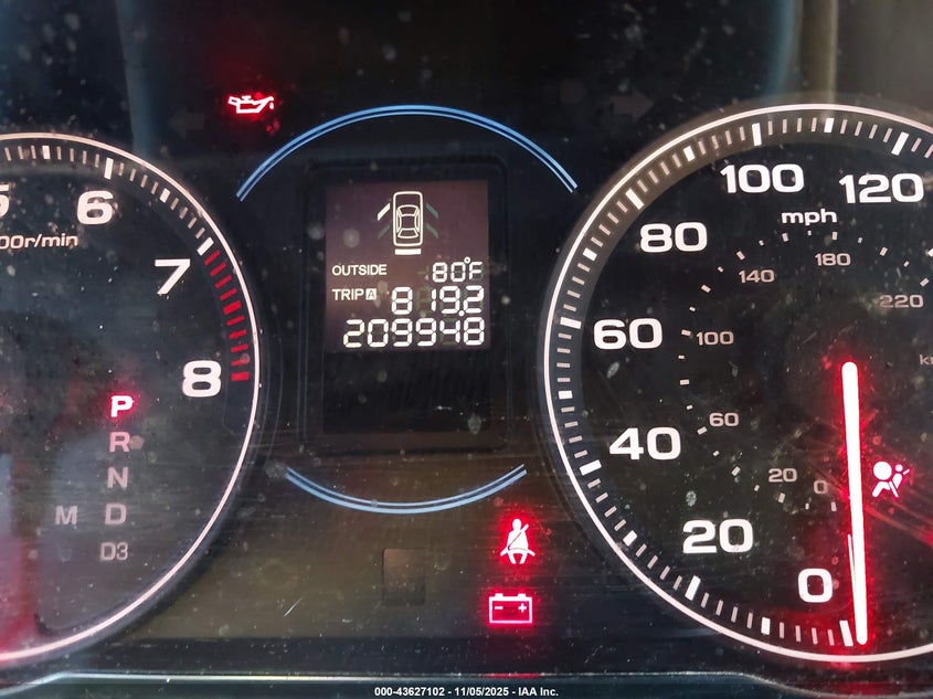 2005 Acura Tsx VIN: JH4CL96835C020091 Lot: 43627102