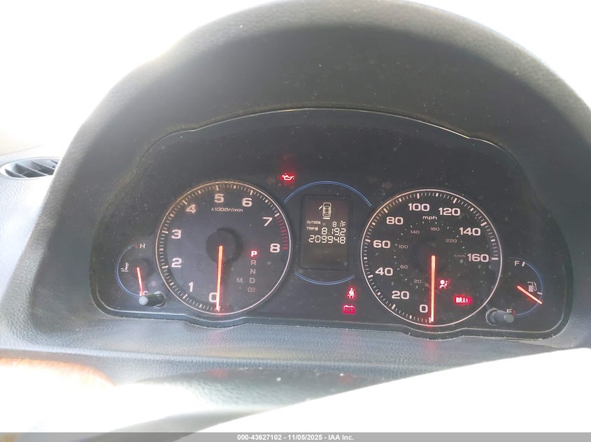 2005 Acura Tsx VIN: JH4CL96835C020091 Lot: 43627102