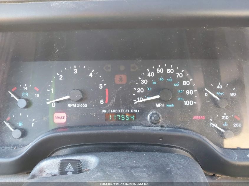 1997 Jeep Wrangler Se VIN: 1J4FY29P2VP417899 Lot: 43627119