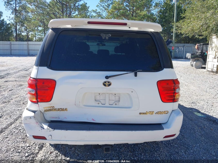 2003 Toyota Sequoia Limited V8 VIN: 5TDBT48AX3S161705 Lot: 43627128