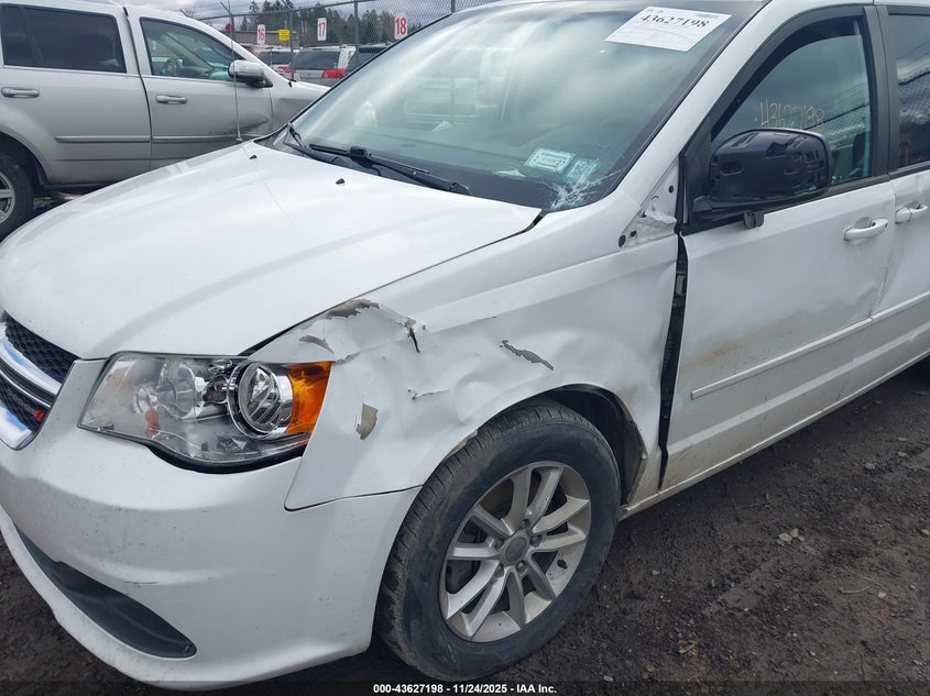 2016 Dodge Grand Caravan Sxt VIN: 2C4RDGCGXGR216662 Lot: 43627198