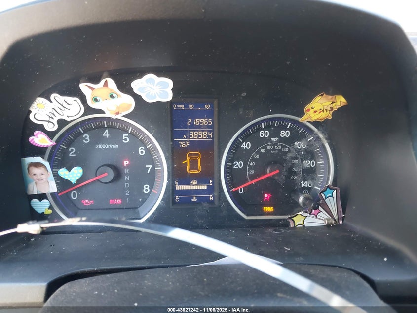 2010 Honda Cr-V Ex-L VIN: 5J6RE3H78AL018042 Lot: 43627242