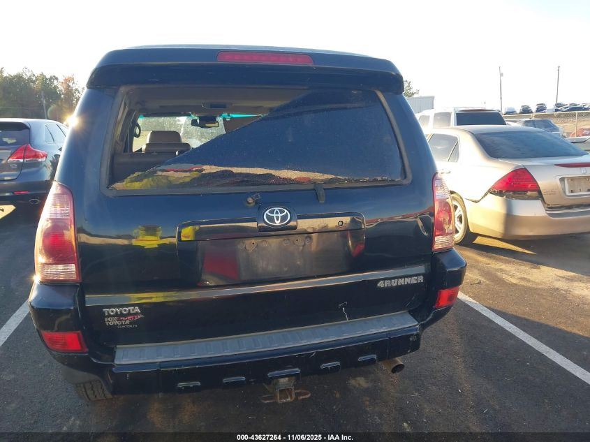 2005 Toyota 4Runner Limited V6 VIN: JTEBU17RX58036192 Lot: 43627264