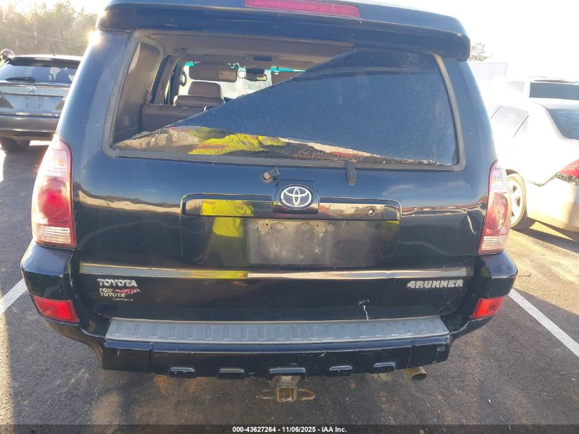 2005 Toyota 4Runner Limited V6 VIN: JTEBU17RX58036192 Lot: 43627264