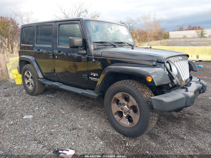 2016 JEEP WRANGLER UNLIMITED SAHARA - 1C4BJWEG6GL151707