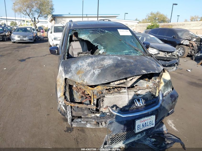 2009 Honda Odyssey Ex-L VIN: 5FNRL38649B400392 Lot: 43627398