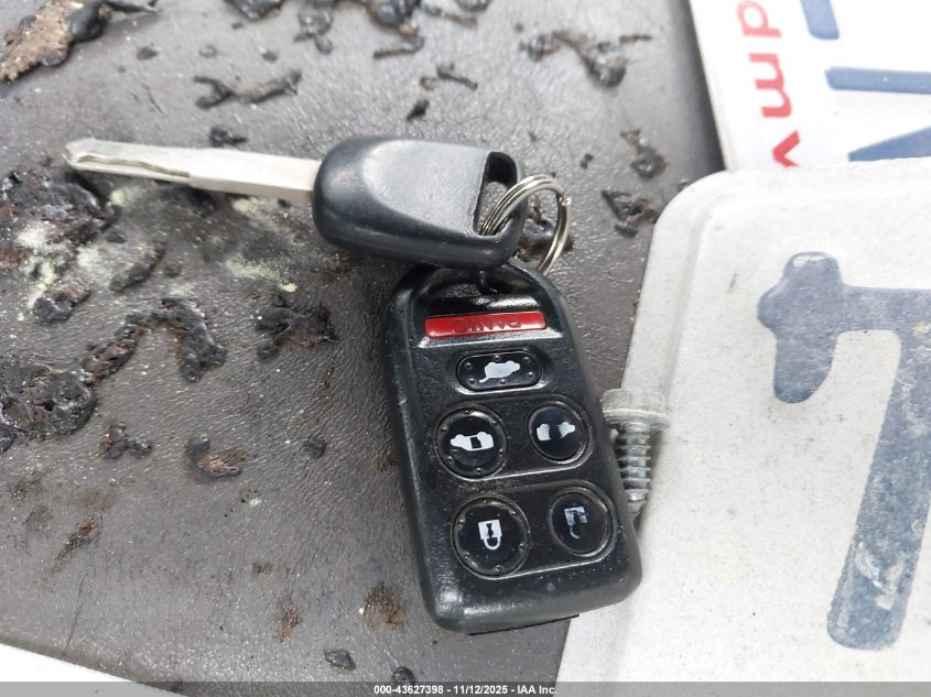 2009 Honda Odyssey Ex-L VIN: 5FNRL38649B400392 Lot: 43627398