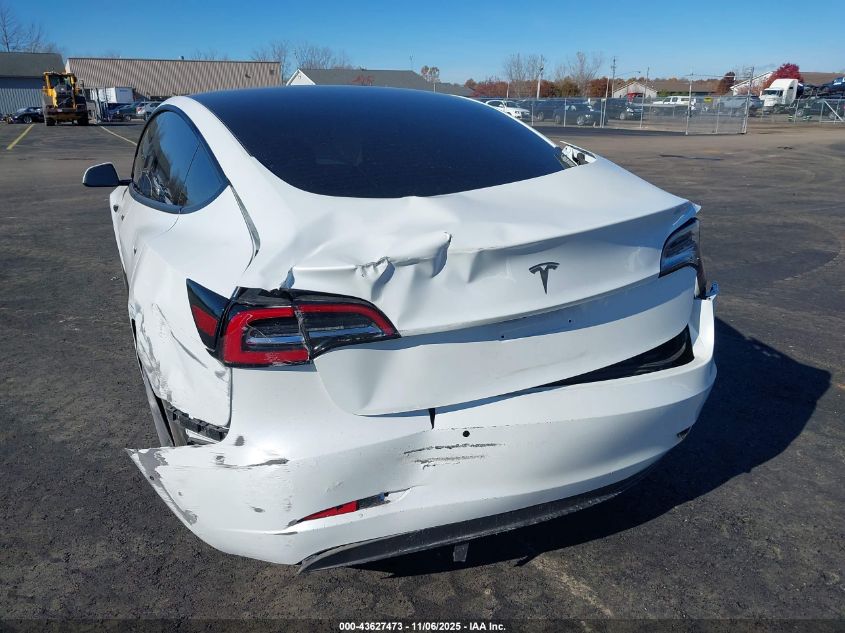 2021 Tesla Model 3 Standard Range Plus Rear-Wheel Drive VIN: 5YJ3E1EA0MF857304 Lot: 43627473