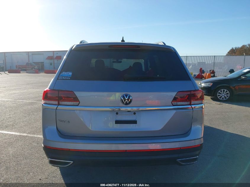 2021 Volkswagen Atlas 2.0T S VIN: 1V2AP2CA3MC581030 Lot: 43627477