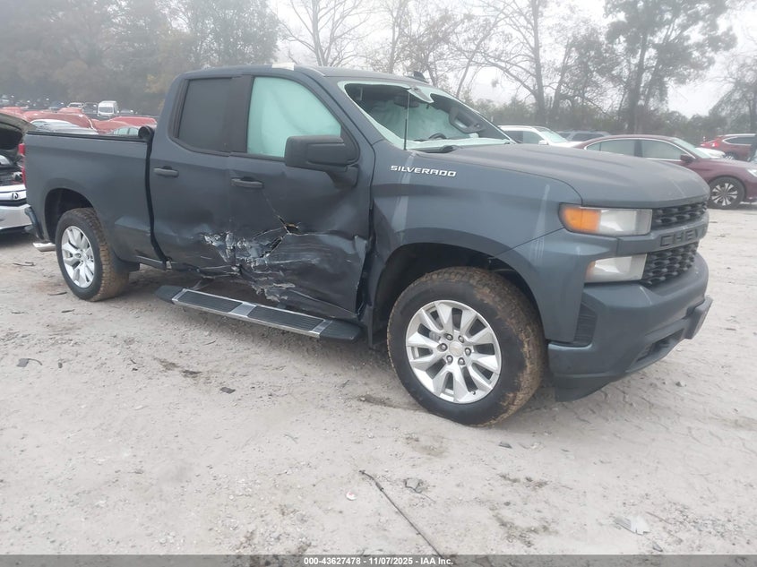 2021 CHEVROLET SILVERADO 1500 2WD  STANDARD BED CUSTOM - 1GCRWBEH9MZ104830