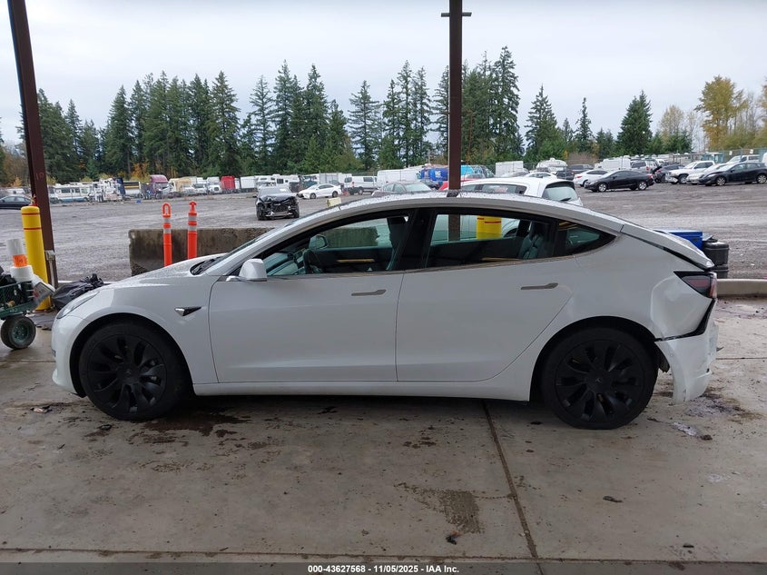 2019 Tesla Model 3 Long Range/Performance VIN: 5YJ3E1EB6KF511750 Lot: 43627568