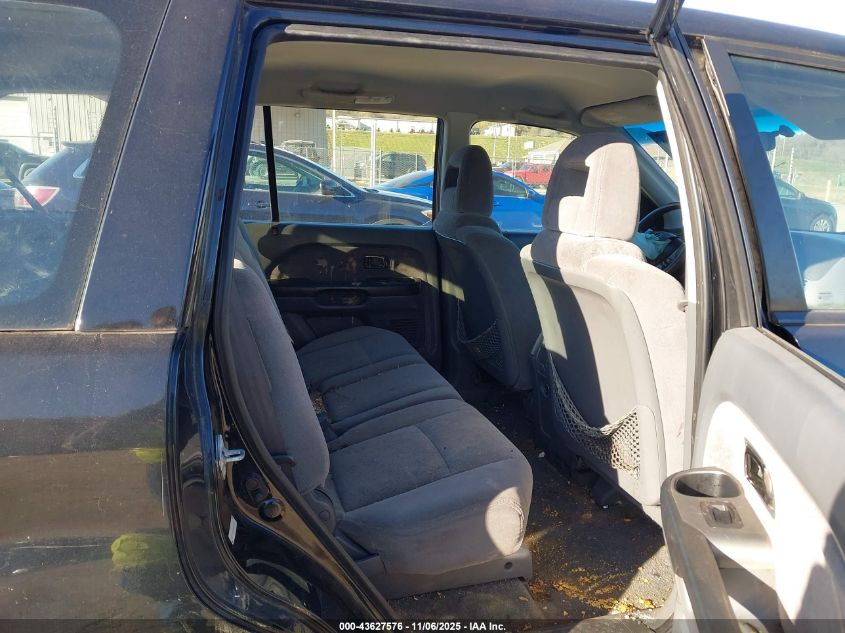 2004 Honda Pilot Lx VIN: 2HKYF18144H622078 Lot: 43627576