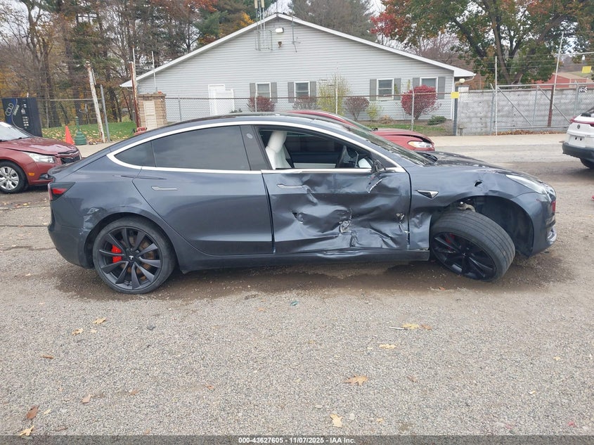 2020 Tesla Model 3 Performance VIN: 5YJ3E1EC2LF784212 Lot: 43627605