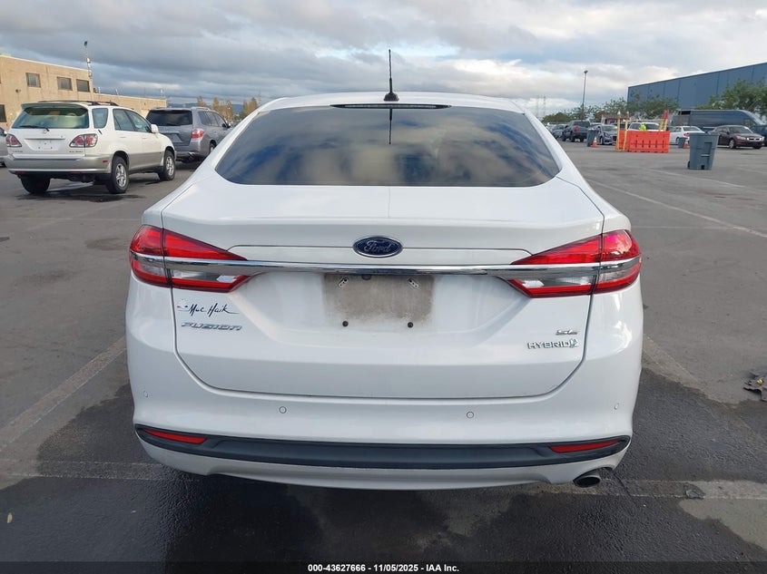 2018 Ford Fusion Hybrid Se VIN: 3FA6P0LU0JR284709 Lot: 43627666
