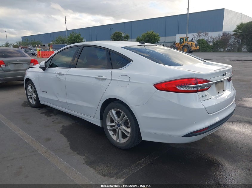 3FA6P0LU0JR284709 2018 FORD FUSION photo no. 3