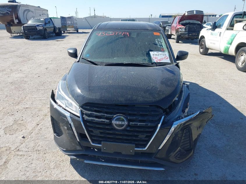 2022 Nissan Kicks S VIN: 3N1CP5BV5NL524076 Lot: 43627719