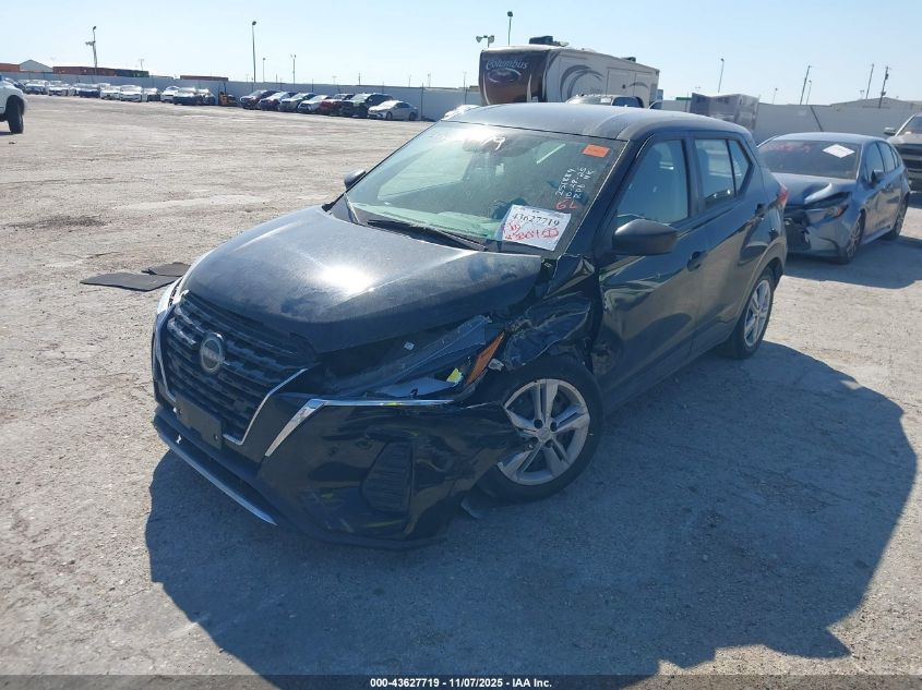 2022 Nissan Kicks S VIN: 3N1CP5BV5NL524076 Lot: 43627719