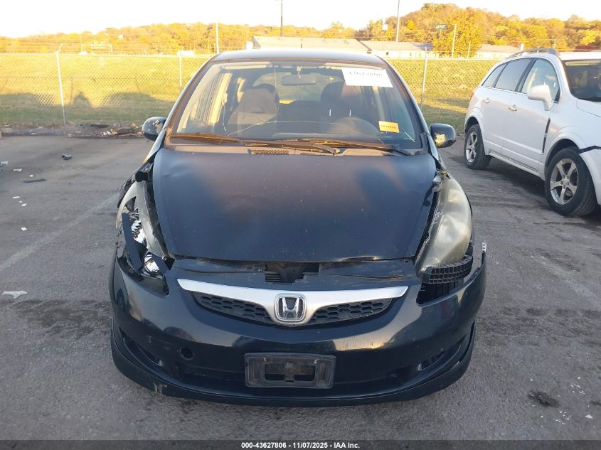 2007 Honda Fit Sport VIN: JHMGD38657S004703 Lot: 43627806