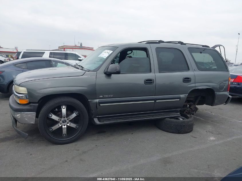 2001 Chevrolet Tahoe Ls VIN: 1GNEC13T61J151839 Lot: 43627840