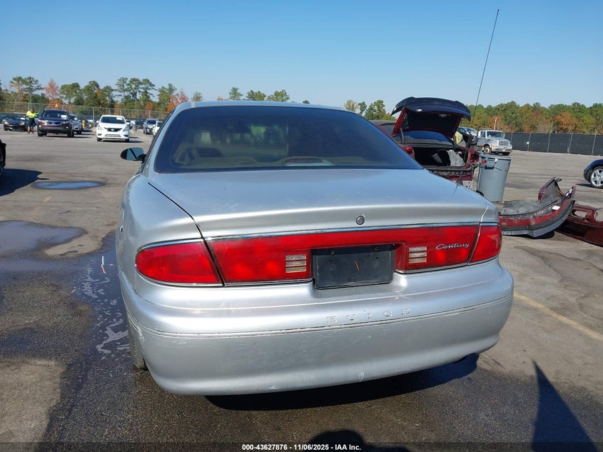2003 Buick Century Custom VIN: 2G4WS52J631221775 Lot: 43627876