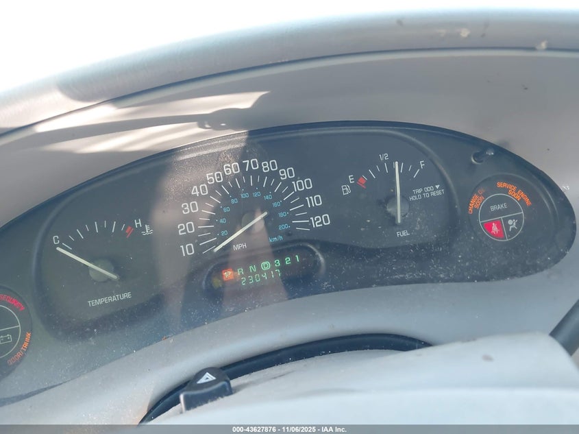 2003 Buick Century Custom VIN: 2G4WS52J631221775 Lot: 43627876