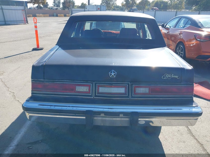 1988 Chrysler Fifth Avenue VIN: 1C3XF66P9JW180070 Lot: 43627896