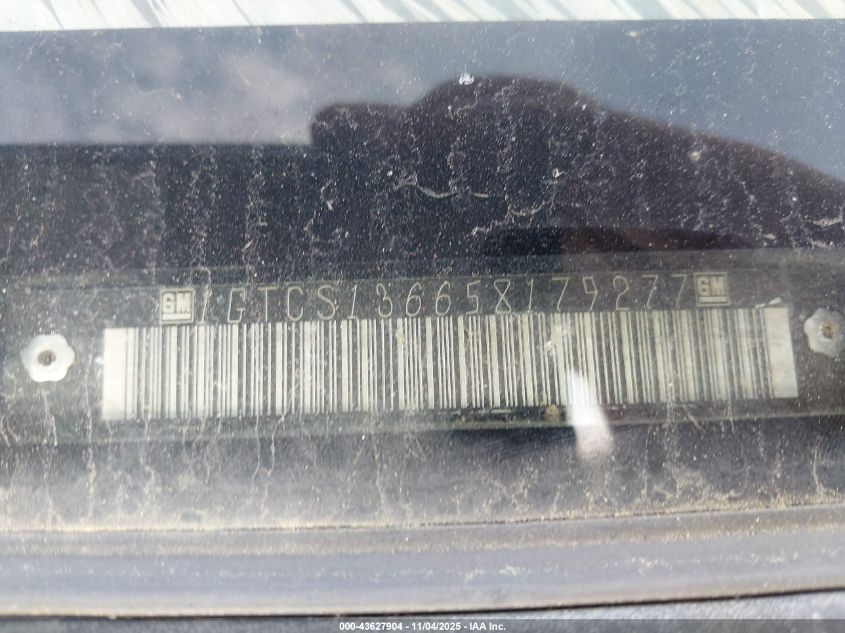 2005 GMC Canyon Sle VIN: 1GTCS136658179277 Lot: 43627904