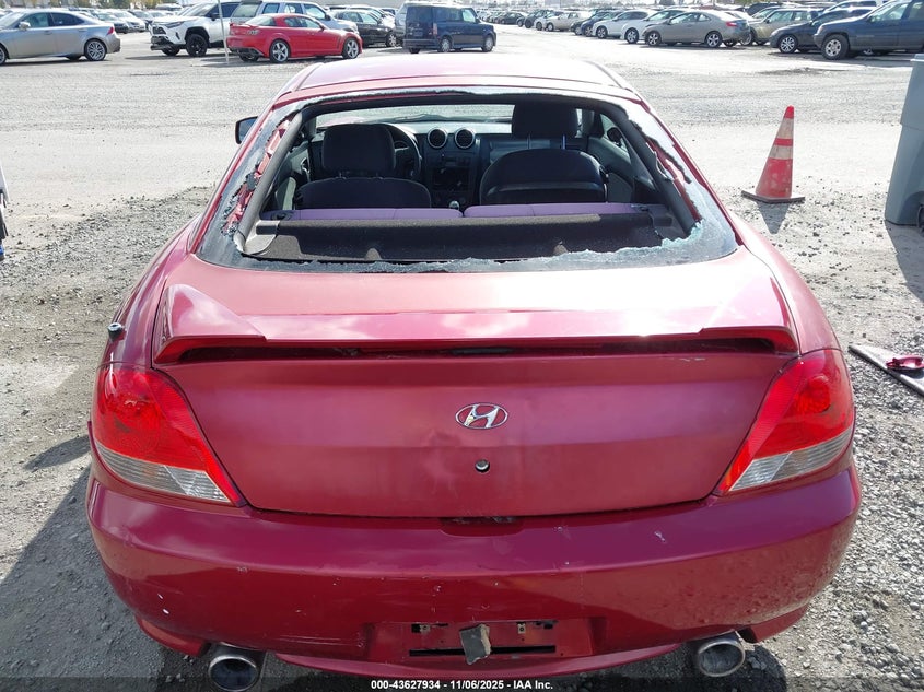 2005 Hyundai Tiburon Gs VIN: KMHHM65D45U183100 Lot: 43627934