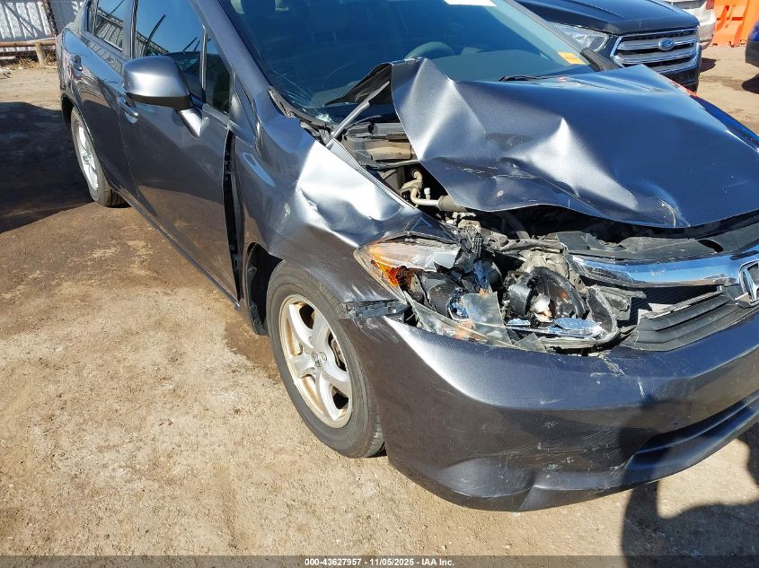 2012 Honda Civic Natural Gas VIN: 19XFB5F50CE002900 Lot: 43627957