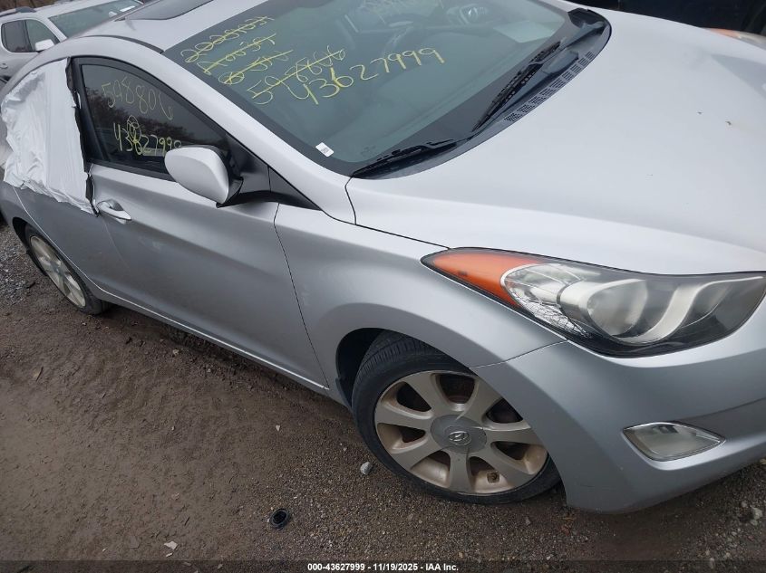 2013 Hyundai Elantra Limited VIN: KMHDH4AE9DU598806 Lot: 43627999